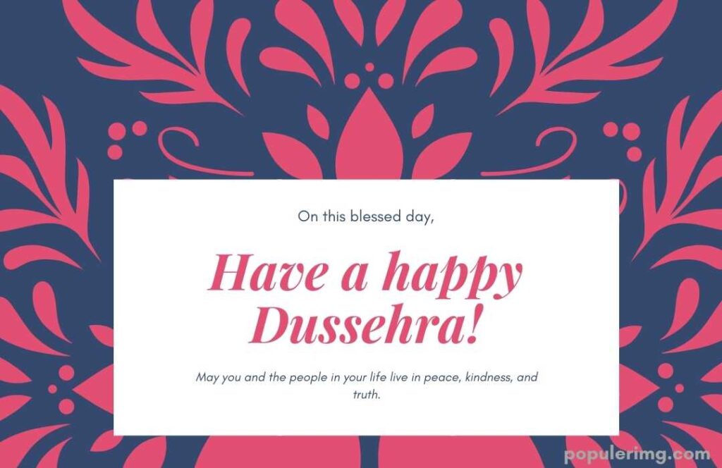 Happy Dussehra And Beautiful Image 