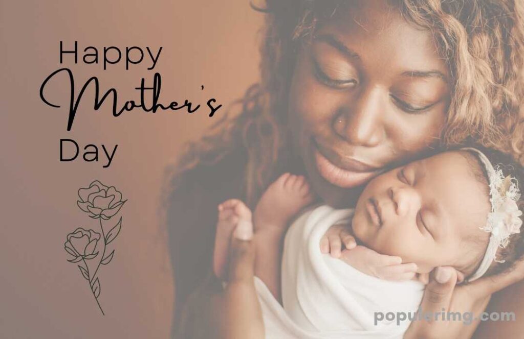 A Sweet  Mother And Daughter Image While Sulating  (Happy Mother'S Day)