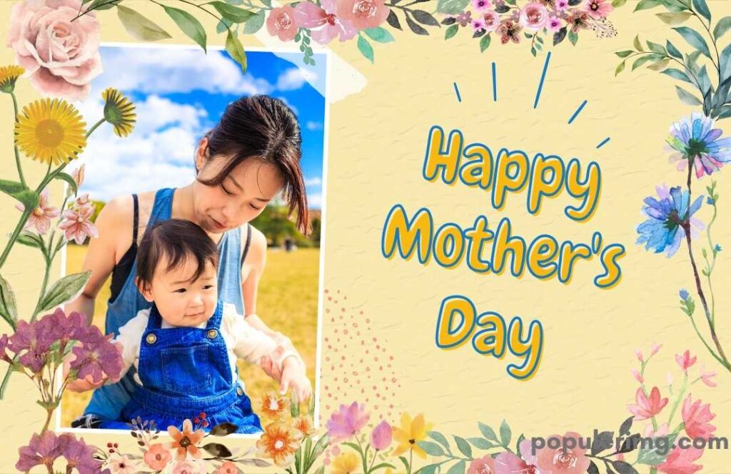 Lovely Cute Boy In Mother'S Lap In The Field
(Happy Mother'S Day)