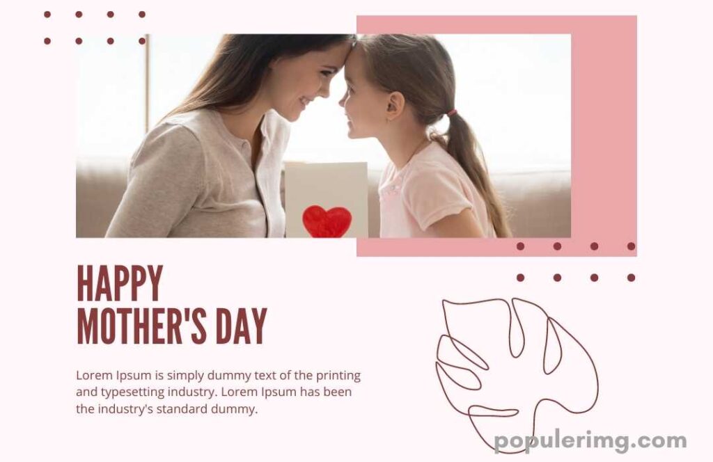 Envelope In The Hand Of Mother And Daughter Both Touch Each Other'S Head
(Happy Mother'S Day)