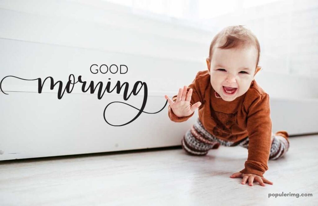 Good morning baby images 