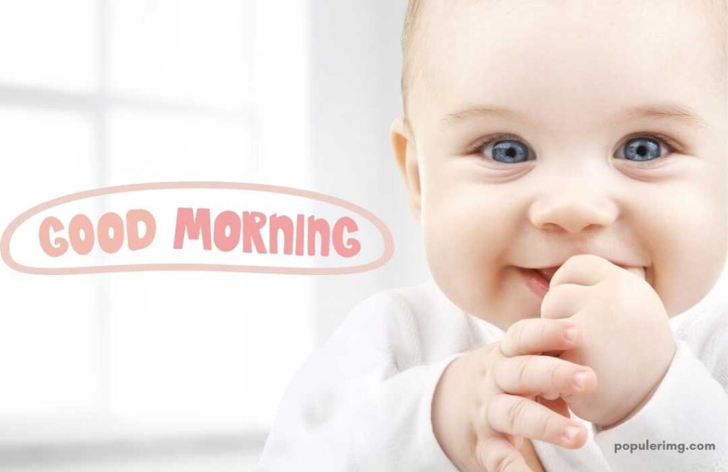 Good morning baby images 