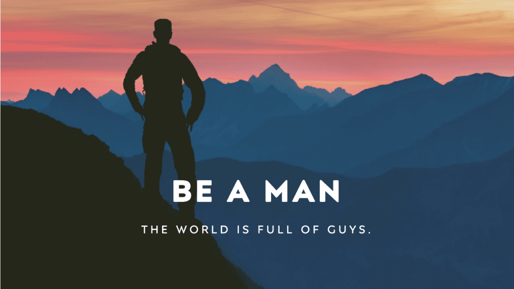 The World Is Full Of Guys. Be A Man. - La La Land Quotes