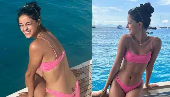 Ananya Panday Stuns In Barbie Pink Bikini, Sets Social Media On Fire : Showbiz Stories