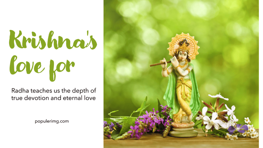 Krishna'S Love For Radha Teaches Us The Depth Of True Devotion And Eternal Love. - Happy Krishna Janmashtami