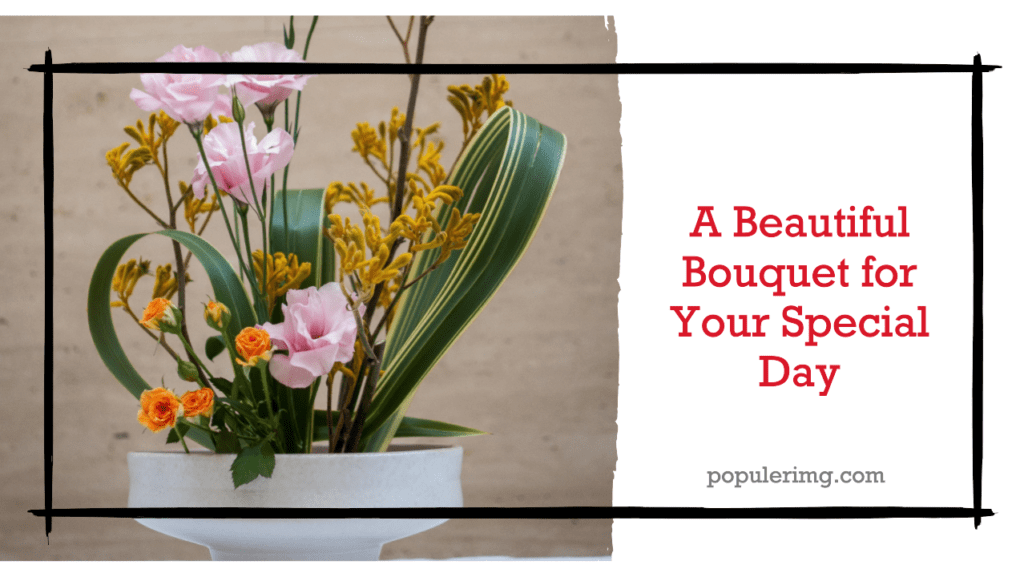 In A World Full Of Chaos, A Bouquet Of Flowers Can Bring Moments Of Serenity And Joy. - Bouquet Of Flowers Images