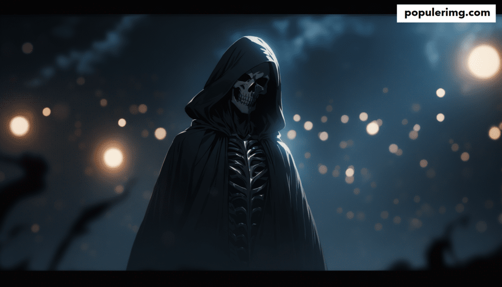 In The Dance Of Shadows, The Grim Reaper Waltzes, Orchestrating The Finale Of Every Mortal'S Story.