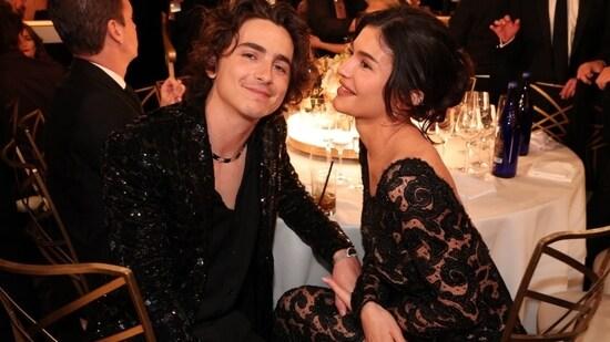 Kylie Jenner And Timothée Chalamet'S Unexpected Kiss Steals The Show At Golden Globes 2024