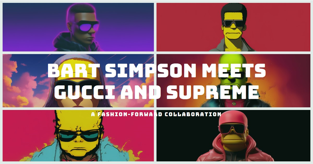 Gucci Bart Simpson Supreme Wallpaper