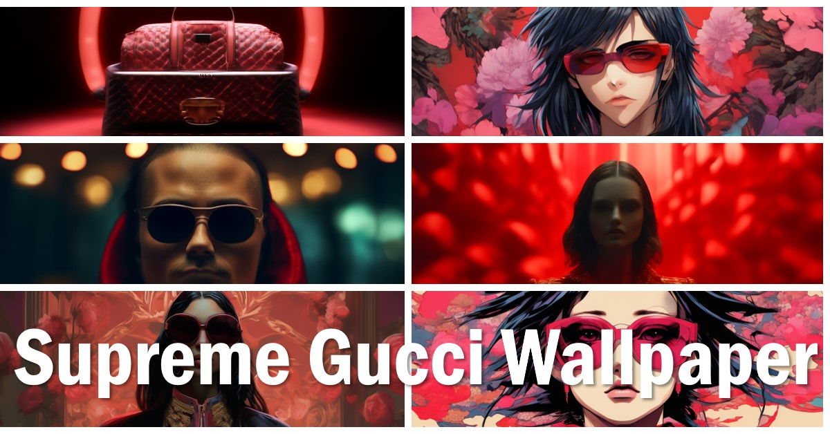 Supreme Gucci Wallpaper