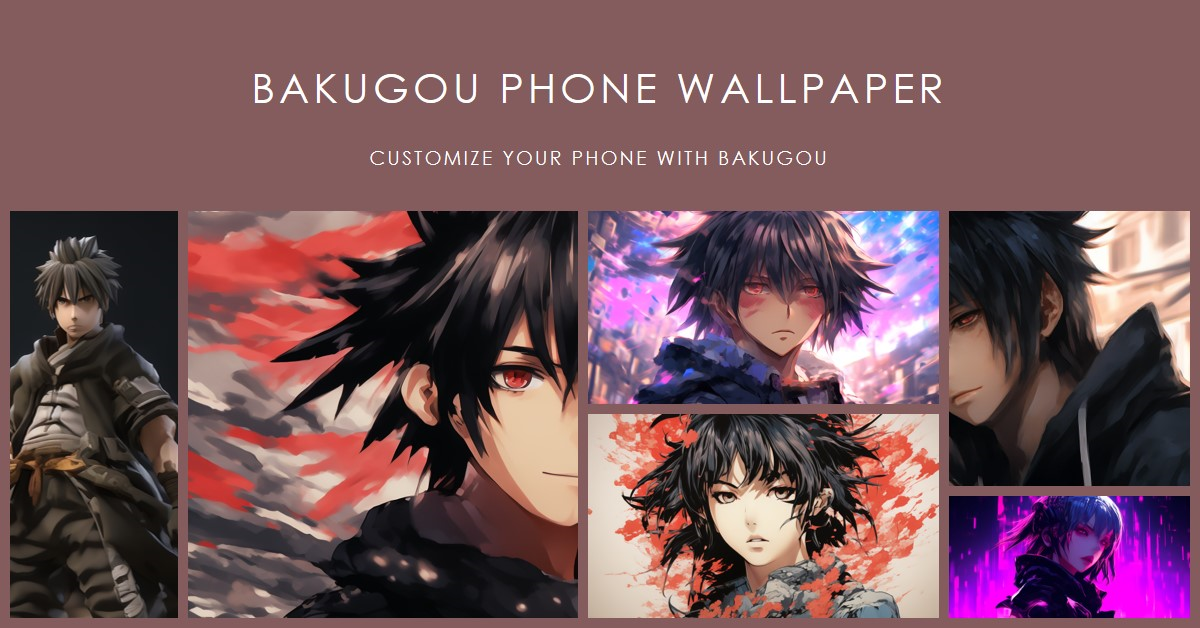 Bakugou Phone Wallpaper