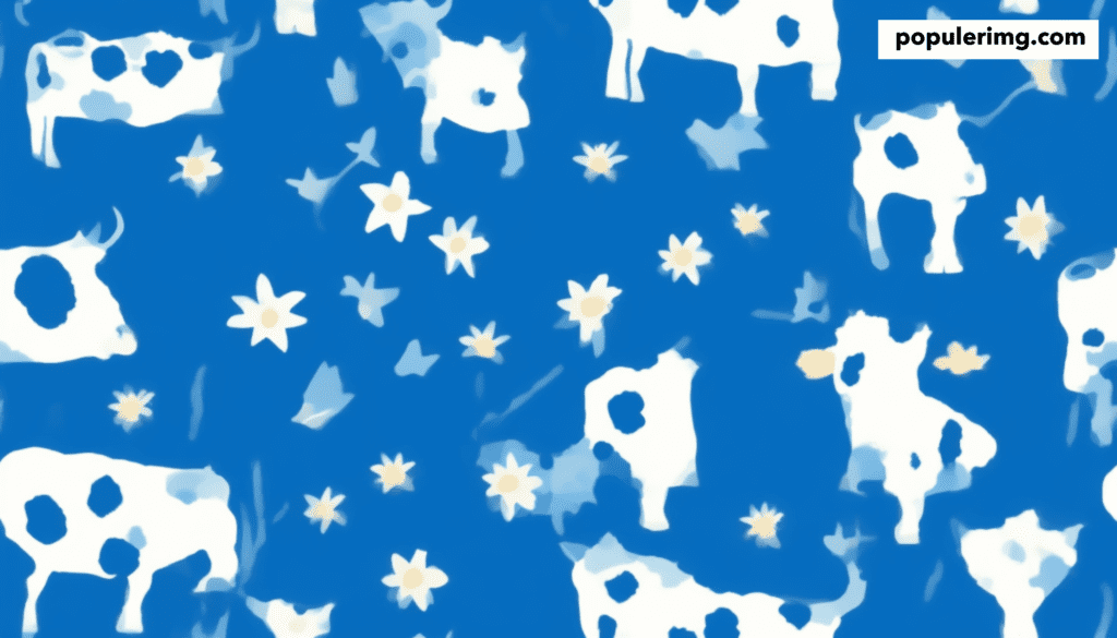 1. In A Field Of Green Grass, Be A Blue Cow: