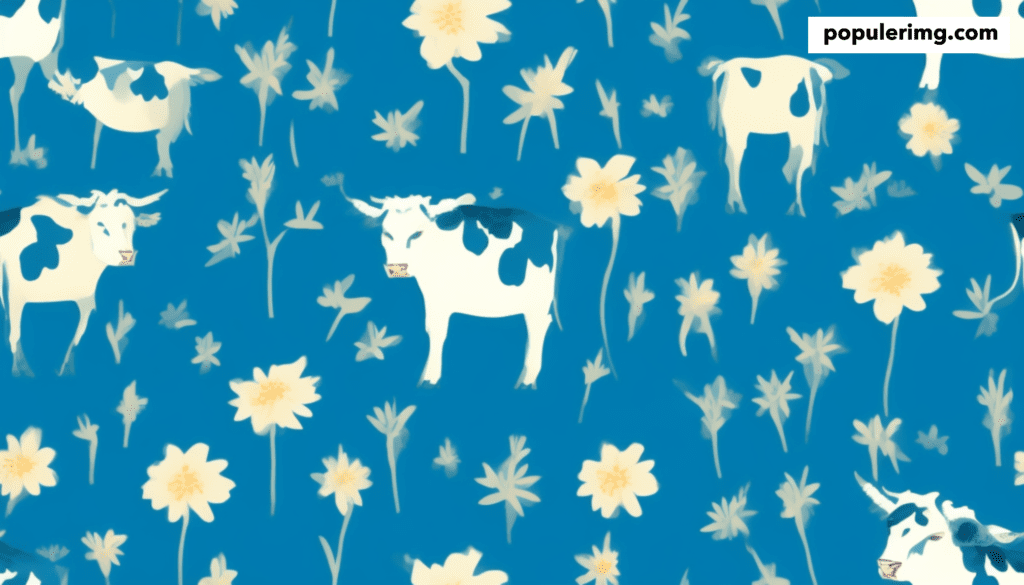 2. Why Fit In When You Were Born To Stand Out? Be The Blue Cow In A Sea Of Black And White: