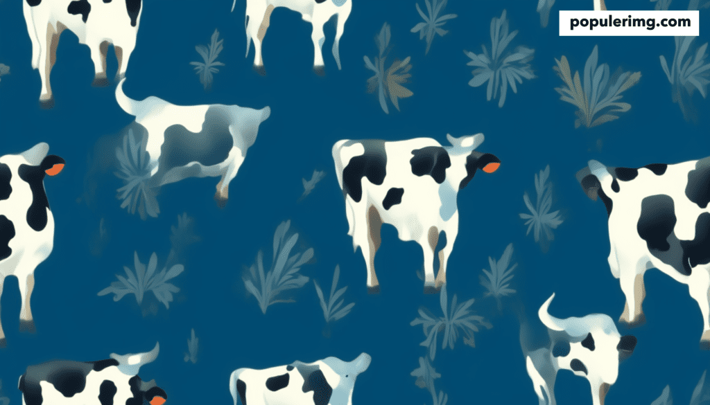 8. Be Brave, Be Bold, And Leave A Lasting Impression Like A Vibrant Blue Cow In A Monochrome World: