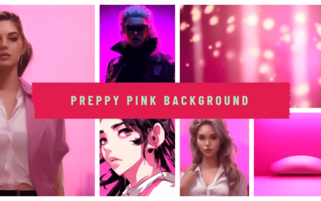 Pink Background Preppy