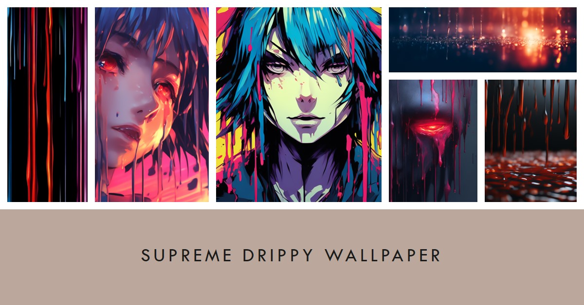 Supreme Drippy Wallpaper