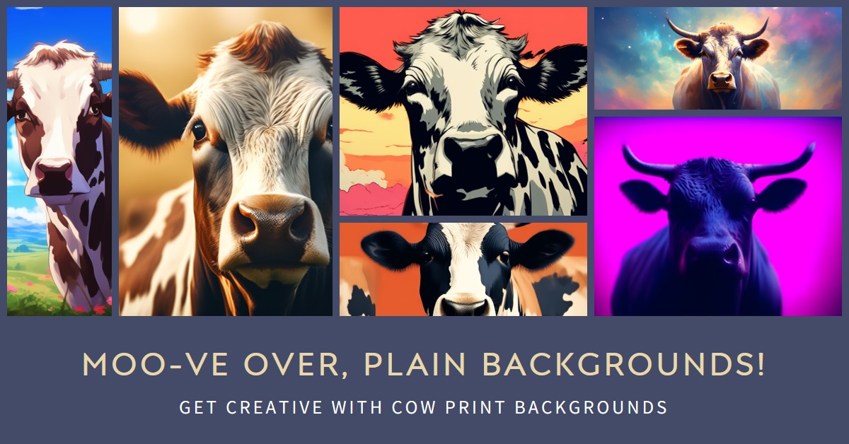 Aesthetic Cow Print Backgrounds
