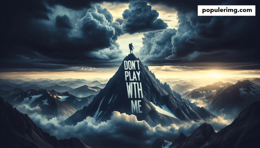 6. Don'T Play With Me Quotes For Work And Professional Settings