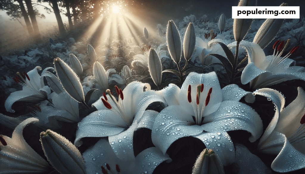 7. Lilies: Graceful Blooms For A Peaceful Morning