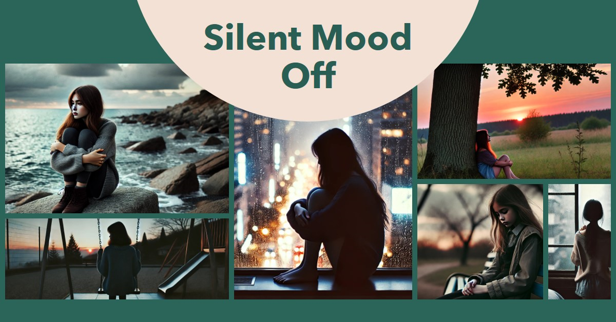 Silent Mood Off Girl Image