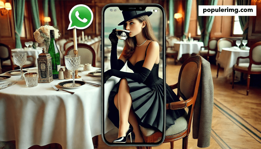 7. Elegant And Sophisticated Whatsapp Dp Girl Poses