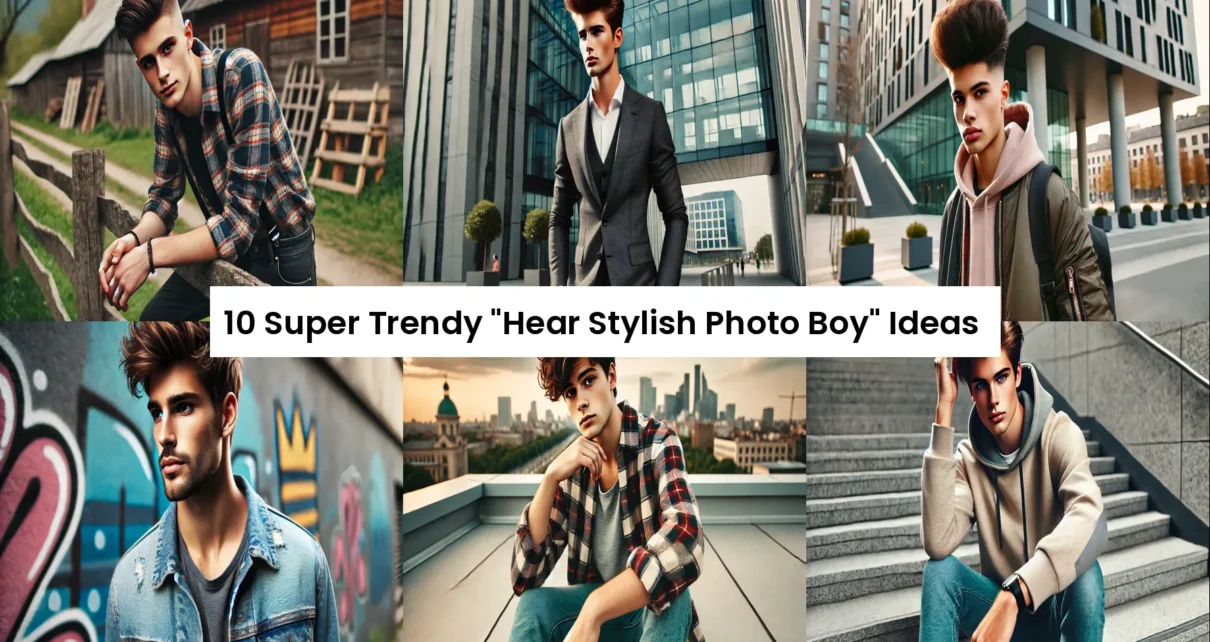 Hear Stylish Photo Boy