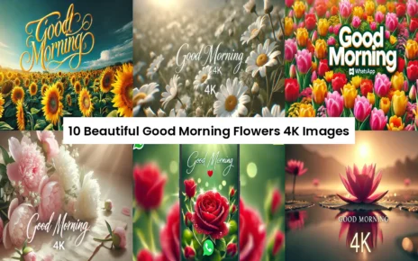 good morning flowers 4k images for whatsapp